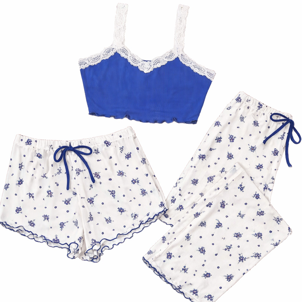 pyjama 3 pièces femme