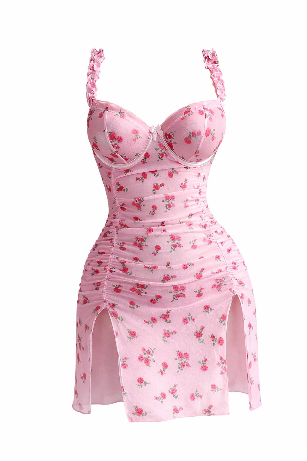Robe lingerie florale