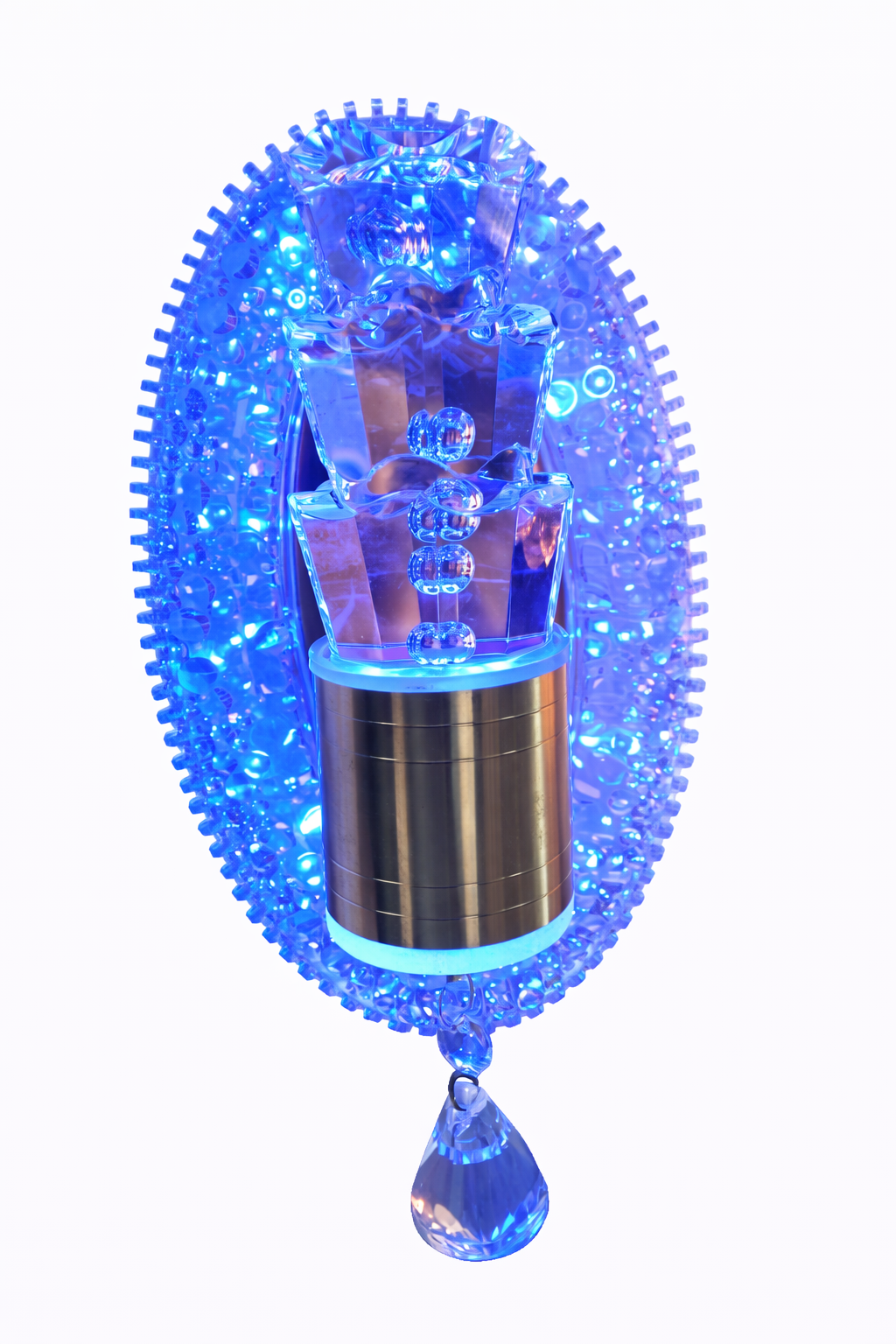 Applique murale LED en cristal