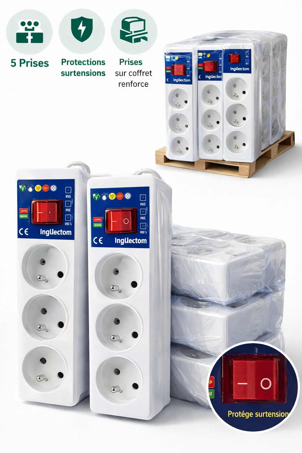 Barres multiprises Inglectom