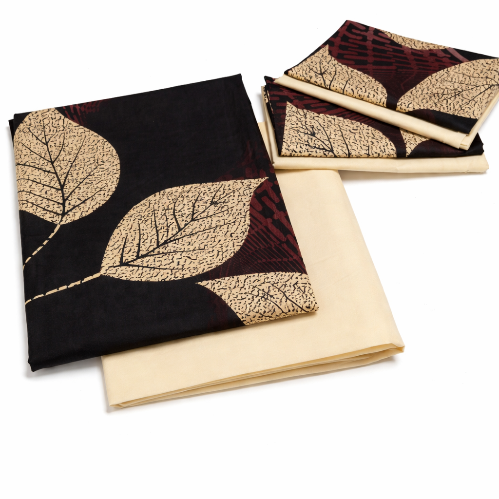 Drap en coton 6 pièces