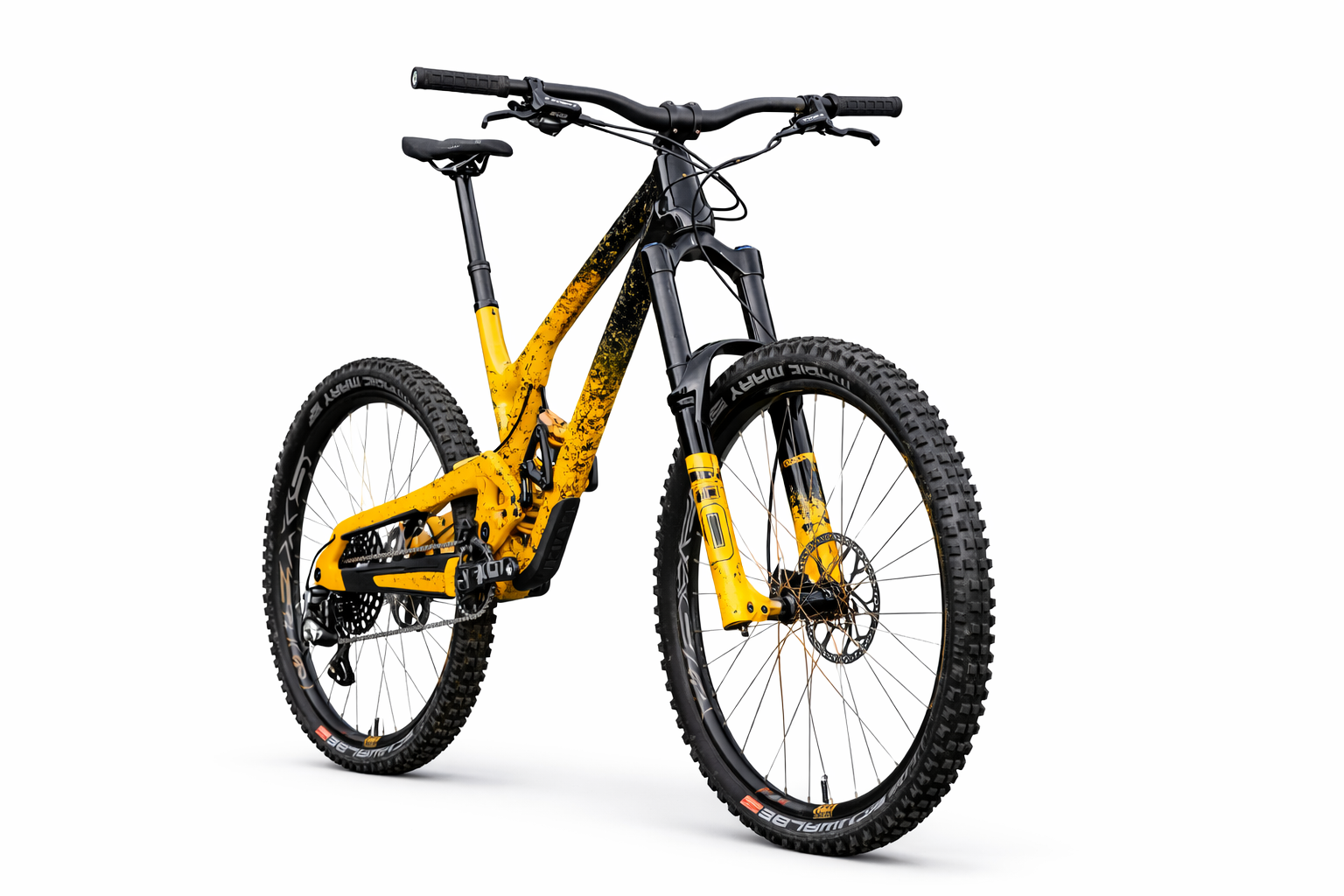 Vélo de montagne cadre couleur dégradé