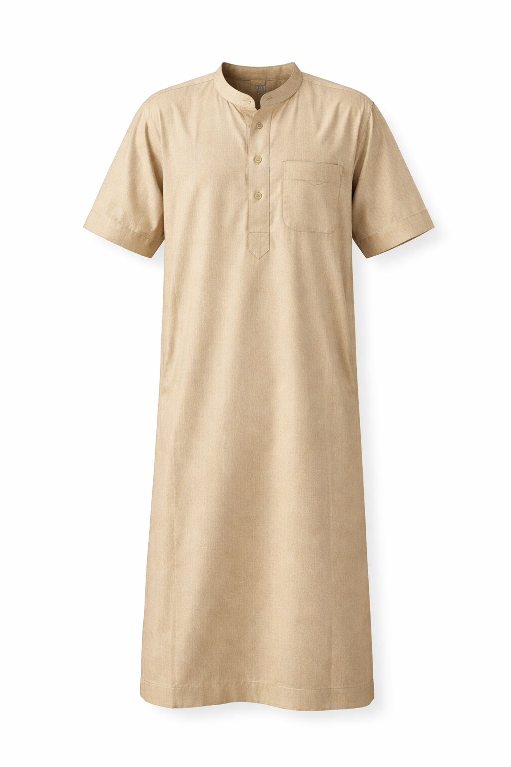 Djellaba homme manches courtes coton