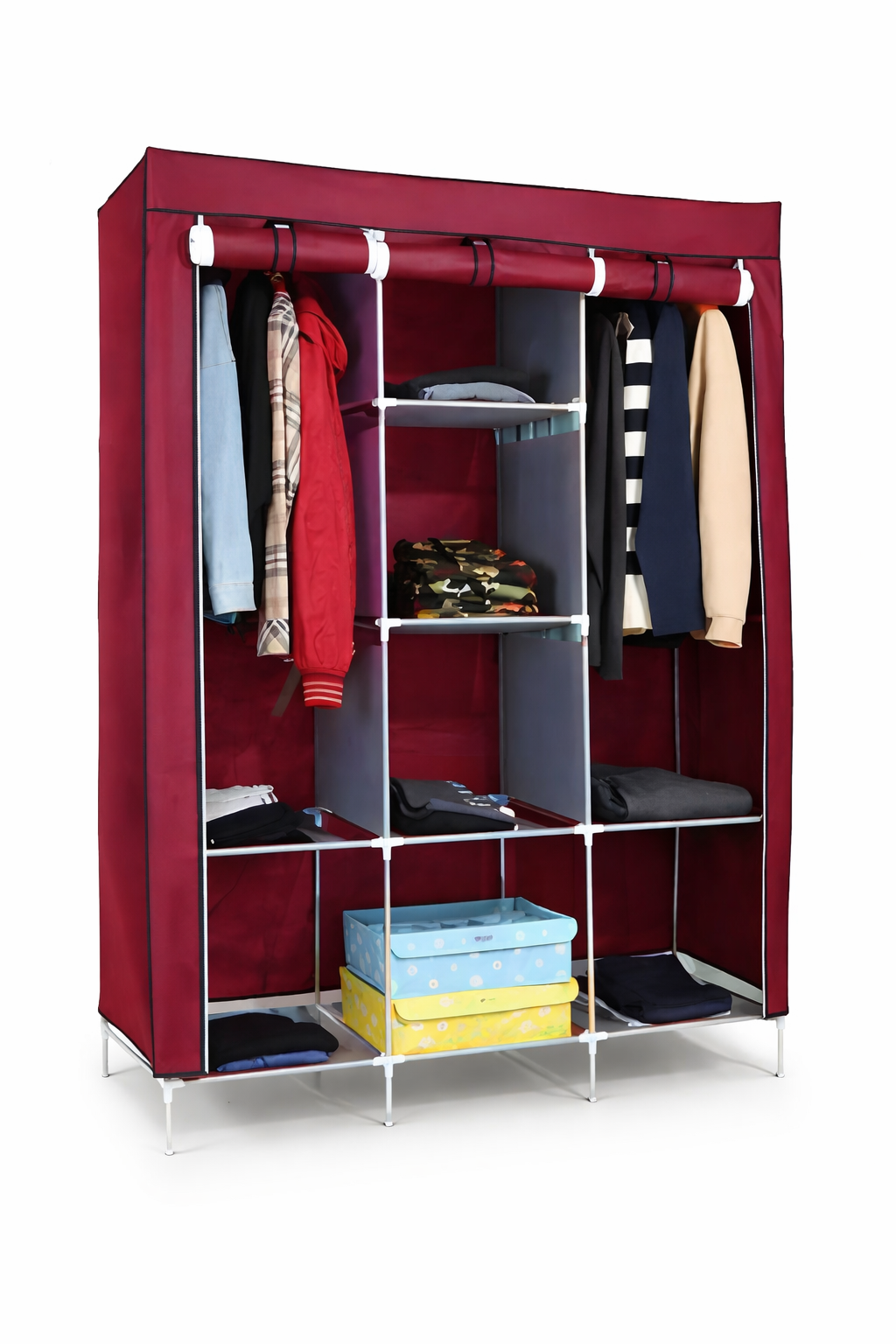 Armoire portable bordeaux