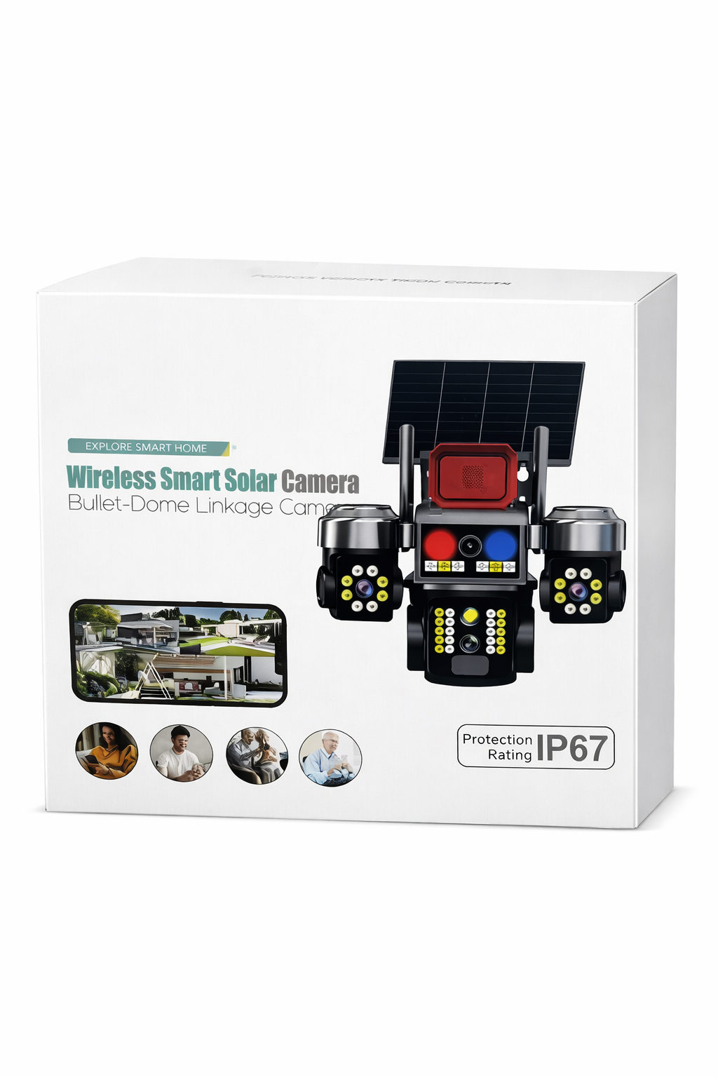 Caméra solaire intelligente sans fil