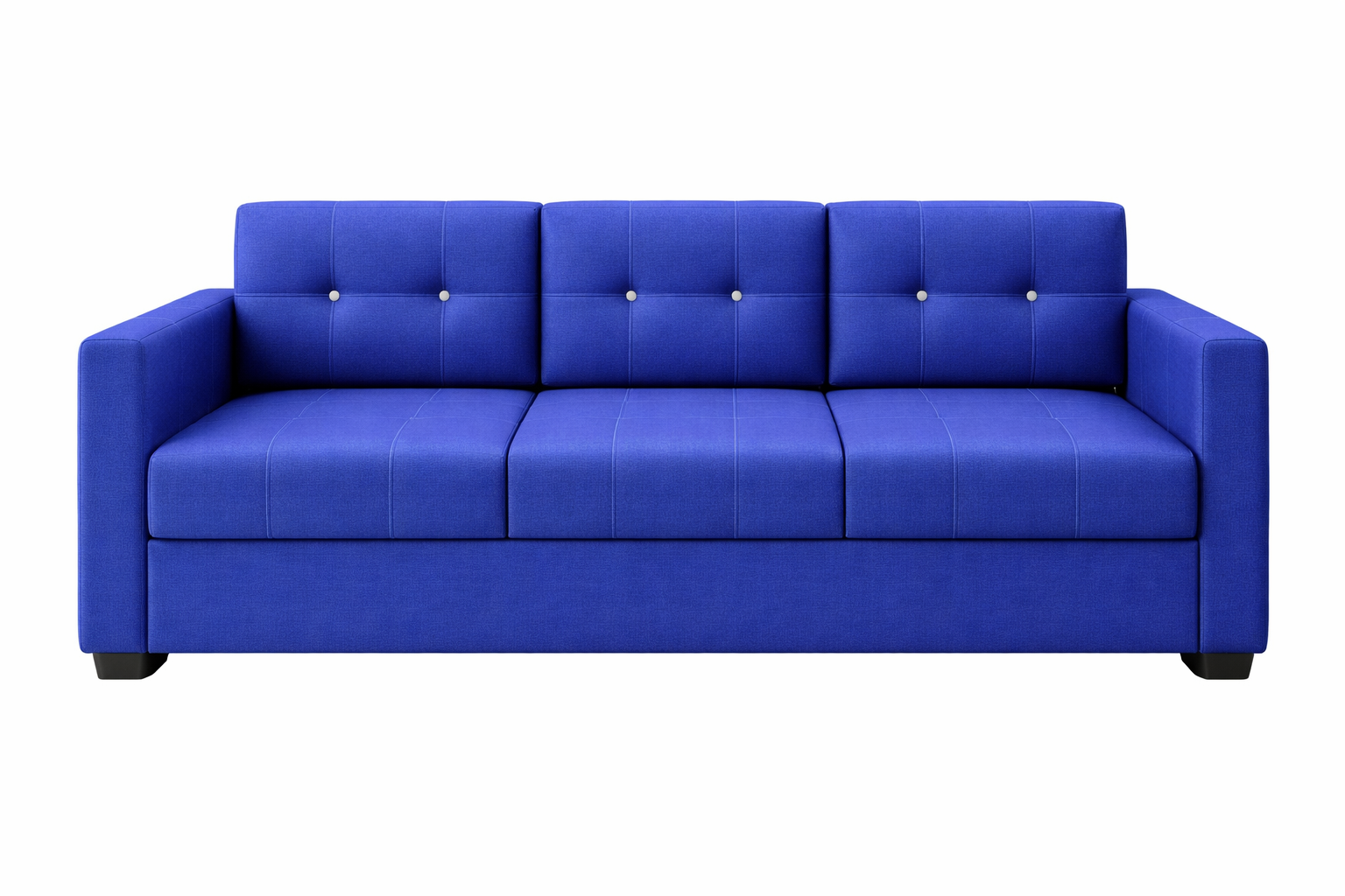 Canapé bleu royal moderne élégant