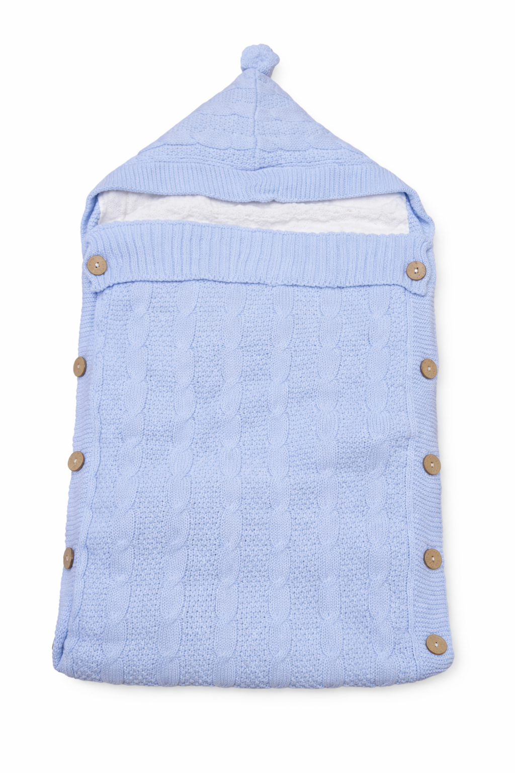 Sac de couchage pour bébé bleu