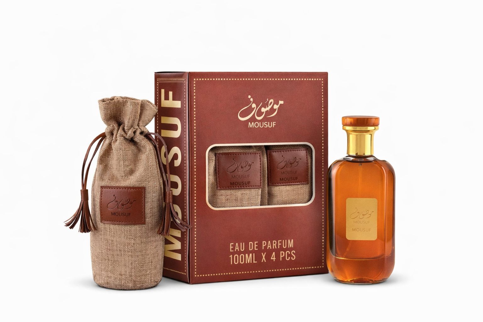 Set de parfum Mousuf avec boîte