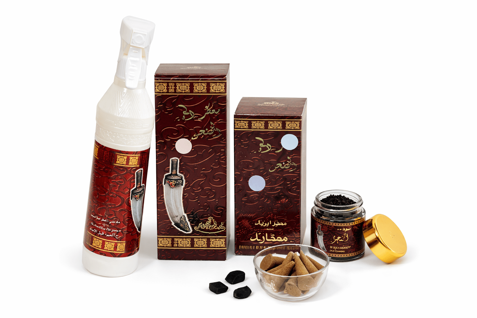 Produits de parfumerie traditionnels arabes