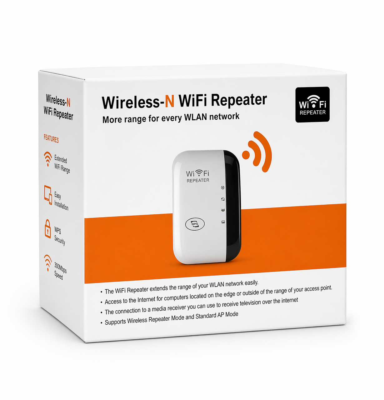 Photographie produit du répéteur Wi-Fi