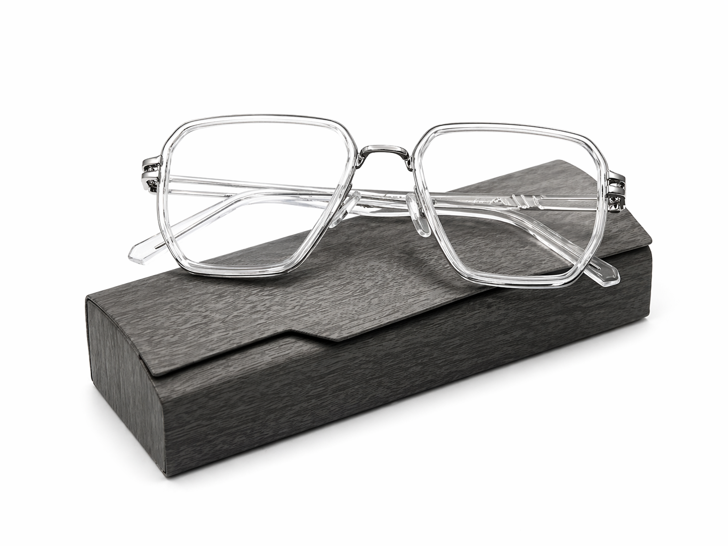 Lunettes photogray cadre transparent