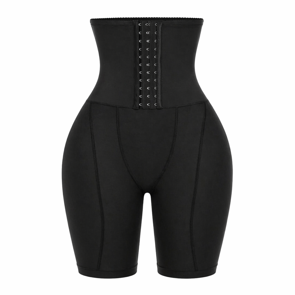 Sous-vêtement de compression noir en studio