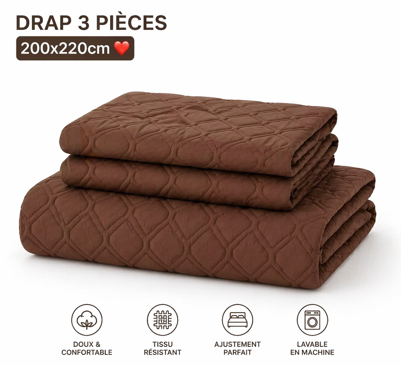 Set de linge doux et confortable