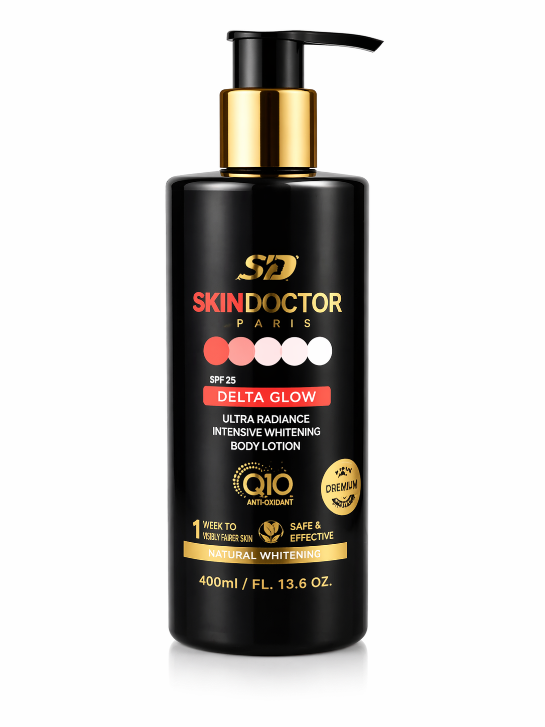 Flacon de lotion premium Skindoctor