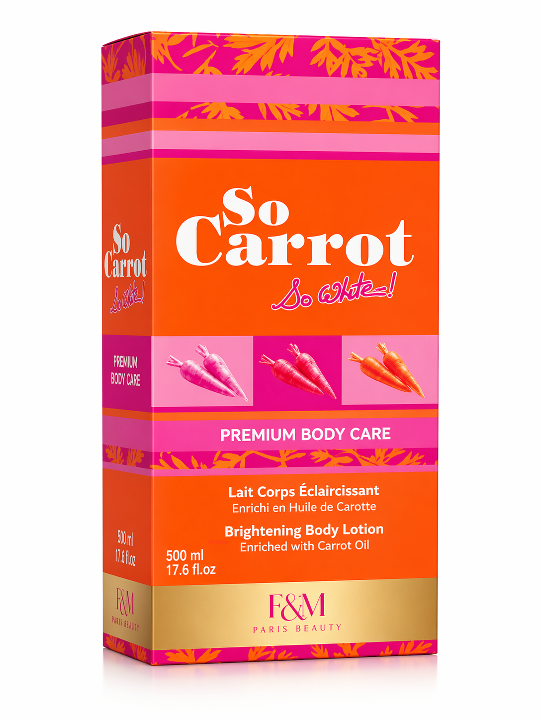 Crème éclaircissante au design vibrant