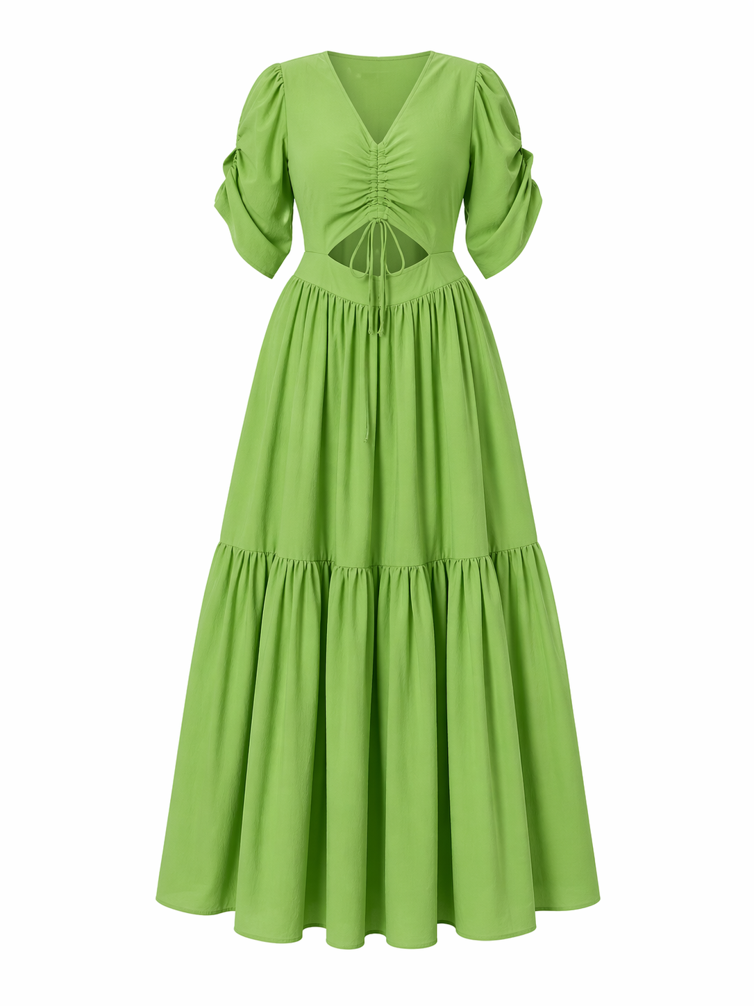 Robe maxi verte boho