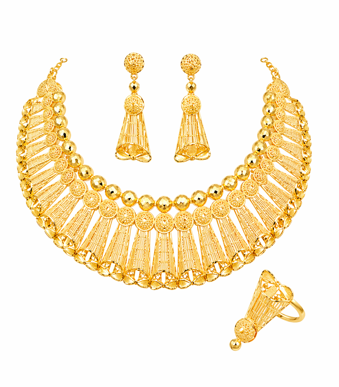 Ensemble bijoux en or