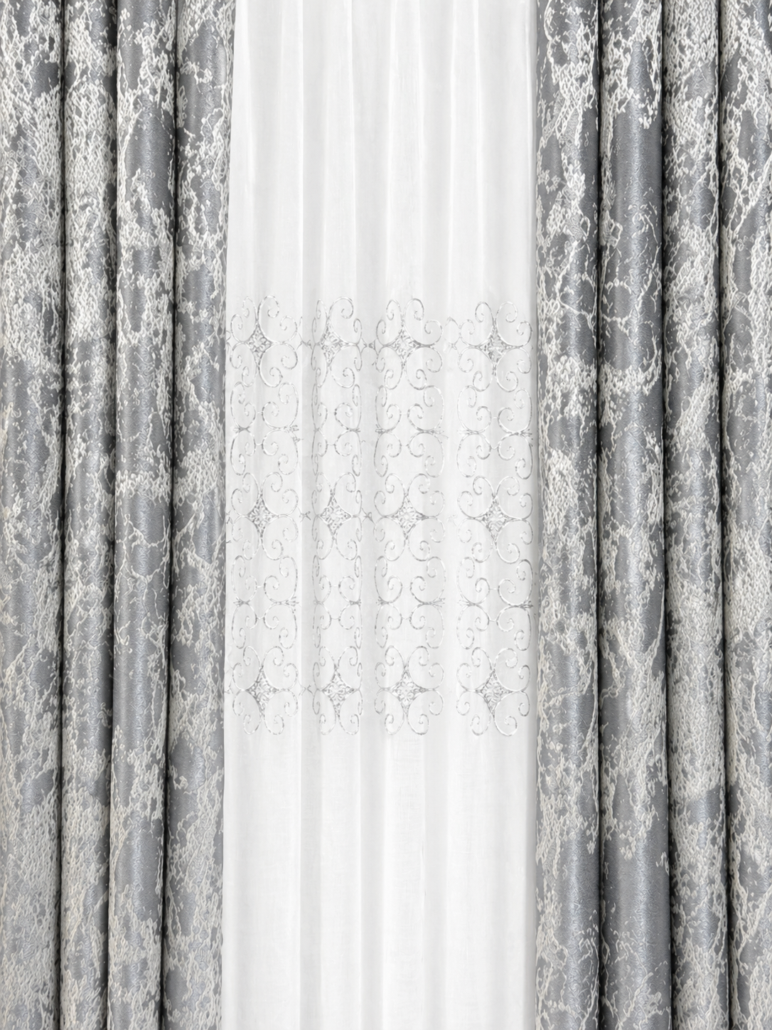 Rideau décoratif symétrique et élégant