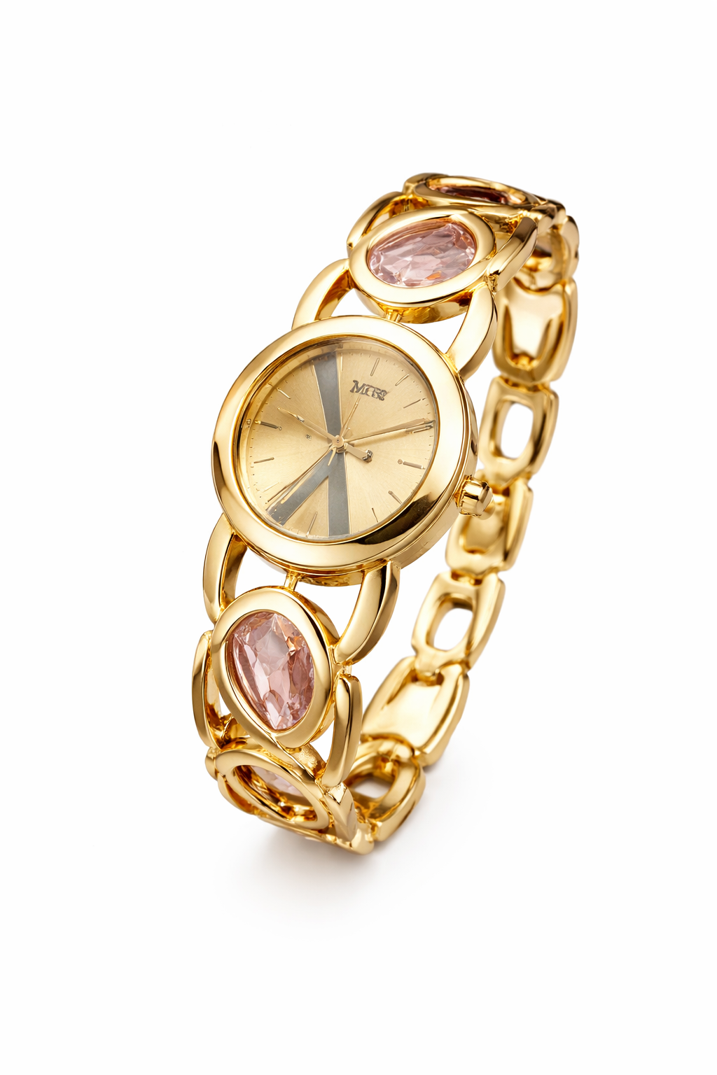 Montre en or élégante et raffinée