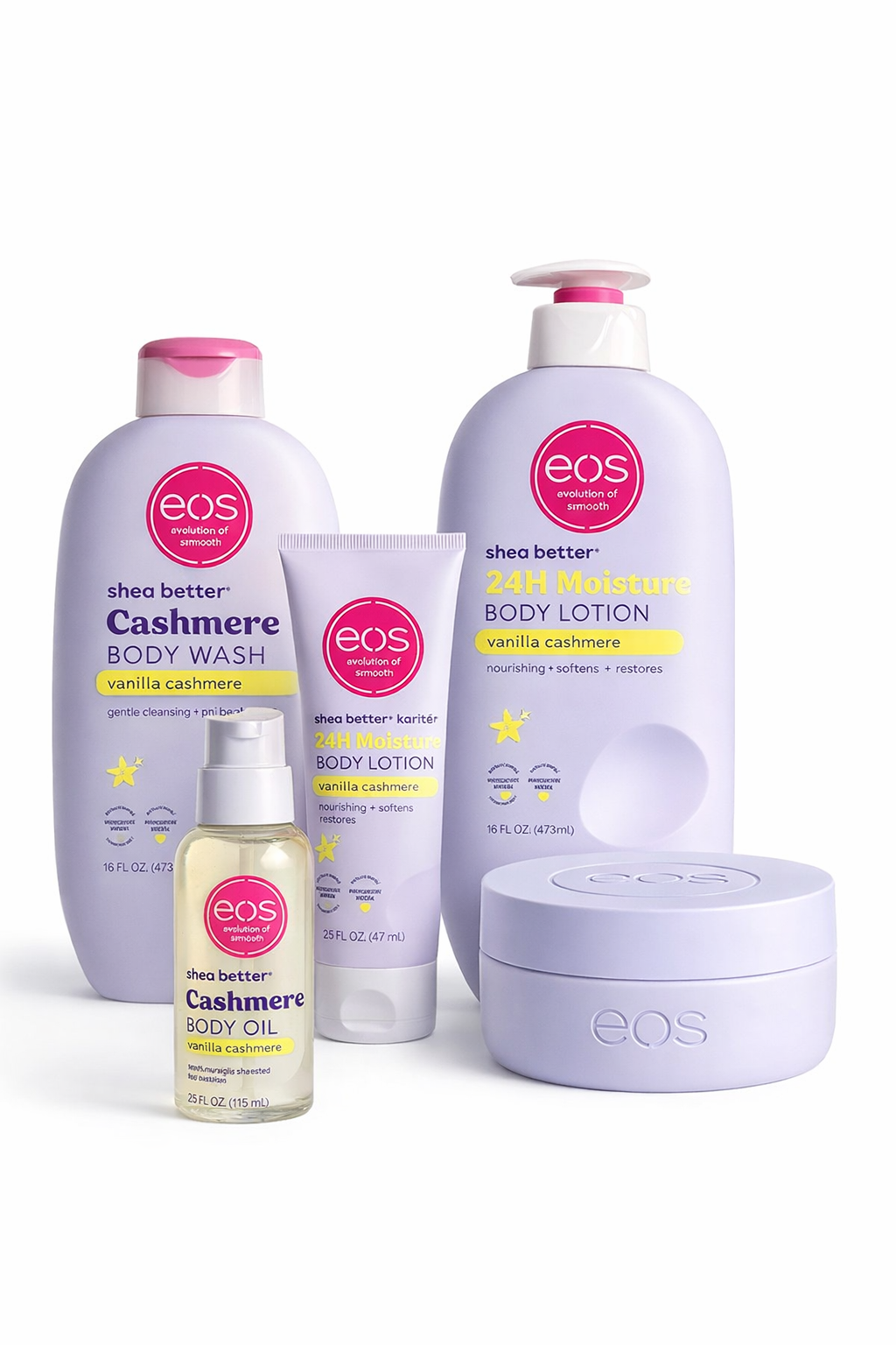 Gamme eos Shea Better Vanilla Cashmere