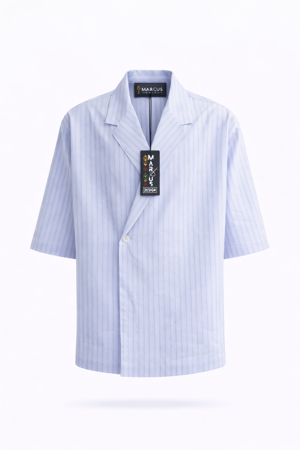 Chemise d'été en rayures MD2K26 – Légèreté et style estival