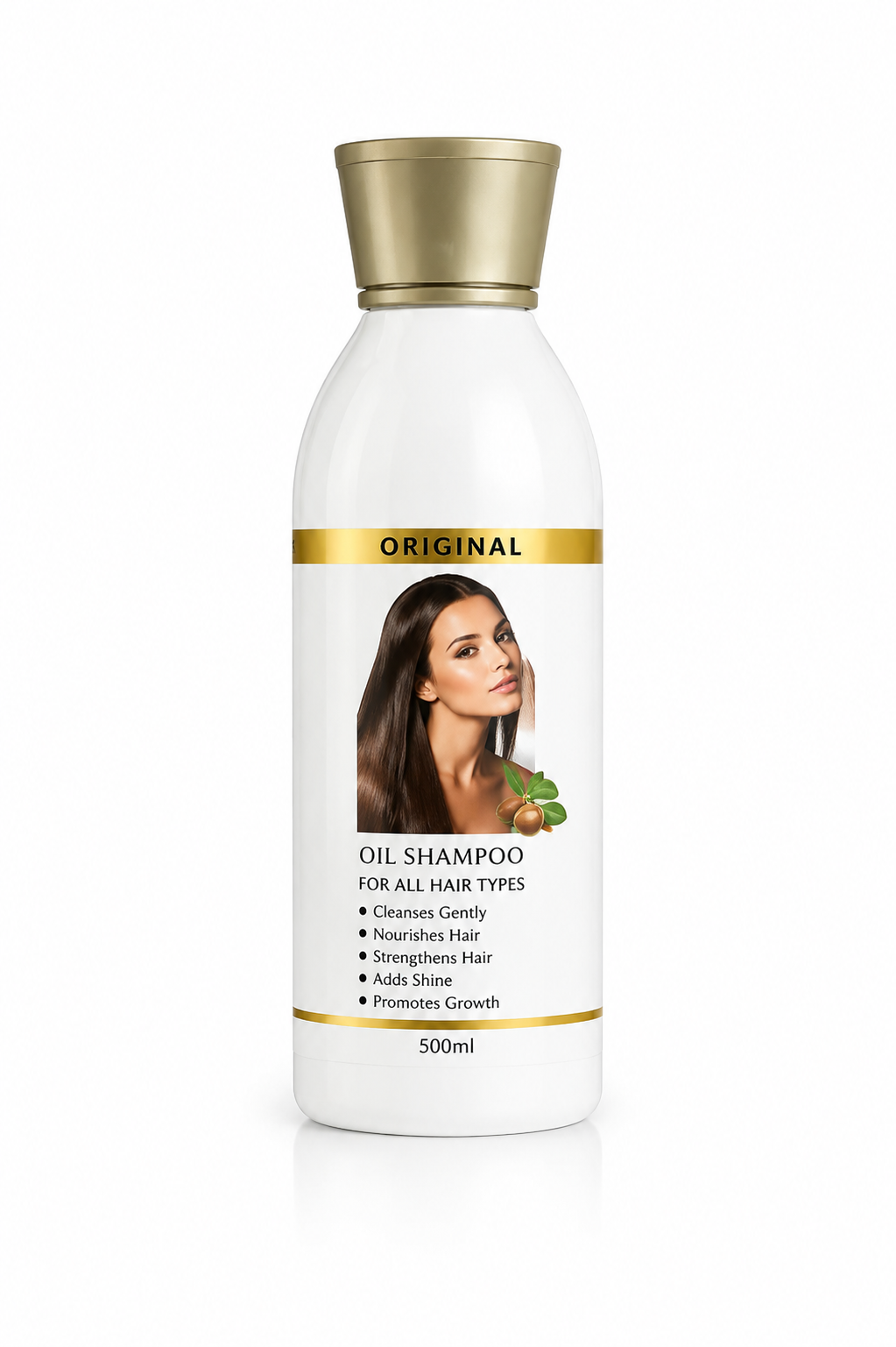 Bouteille de shampooing huileux original