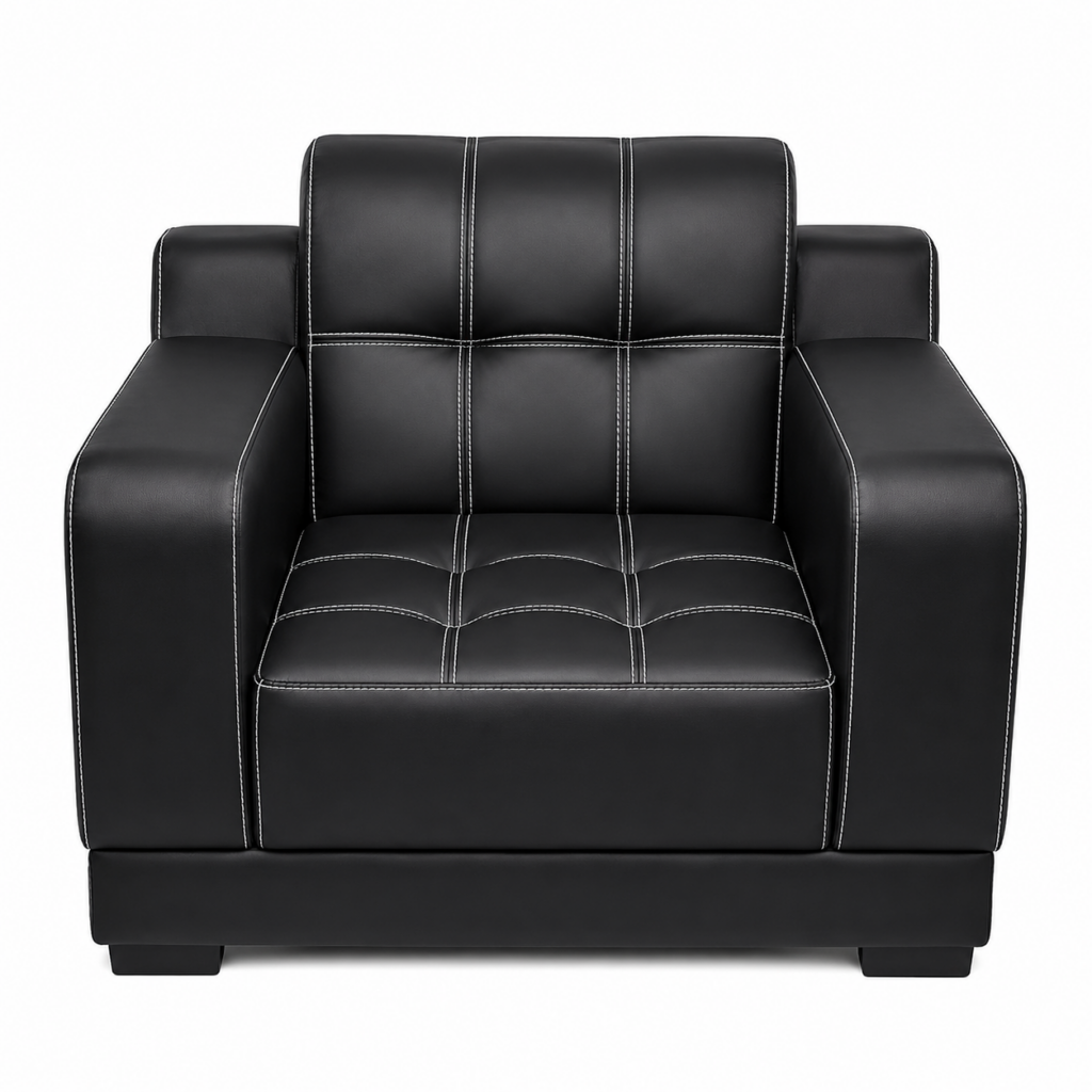 Fauteuil en cuir moderne