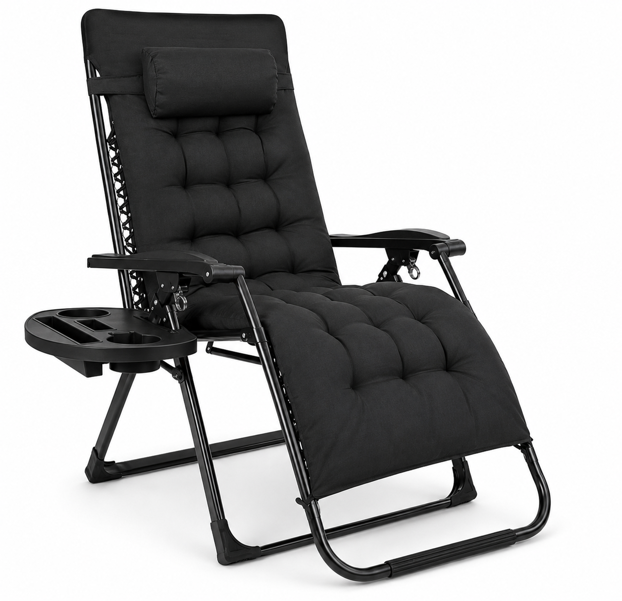 Chaise lounge noire moderne