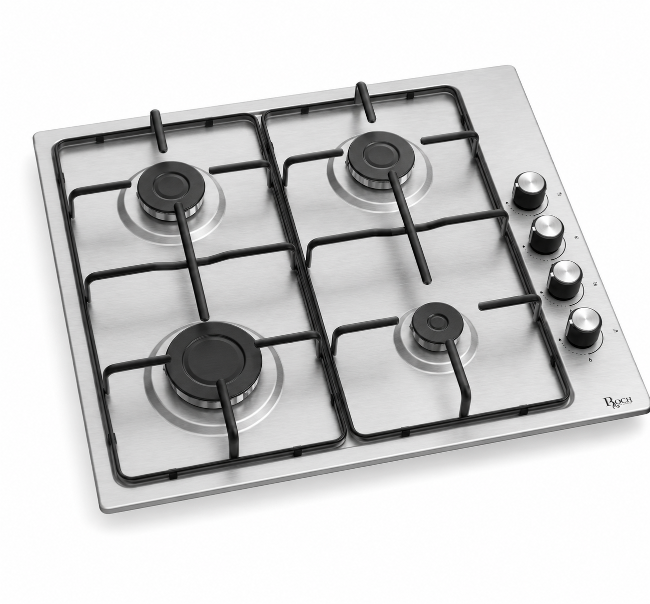 Plaque de cuisson en inox moderne