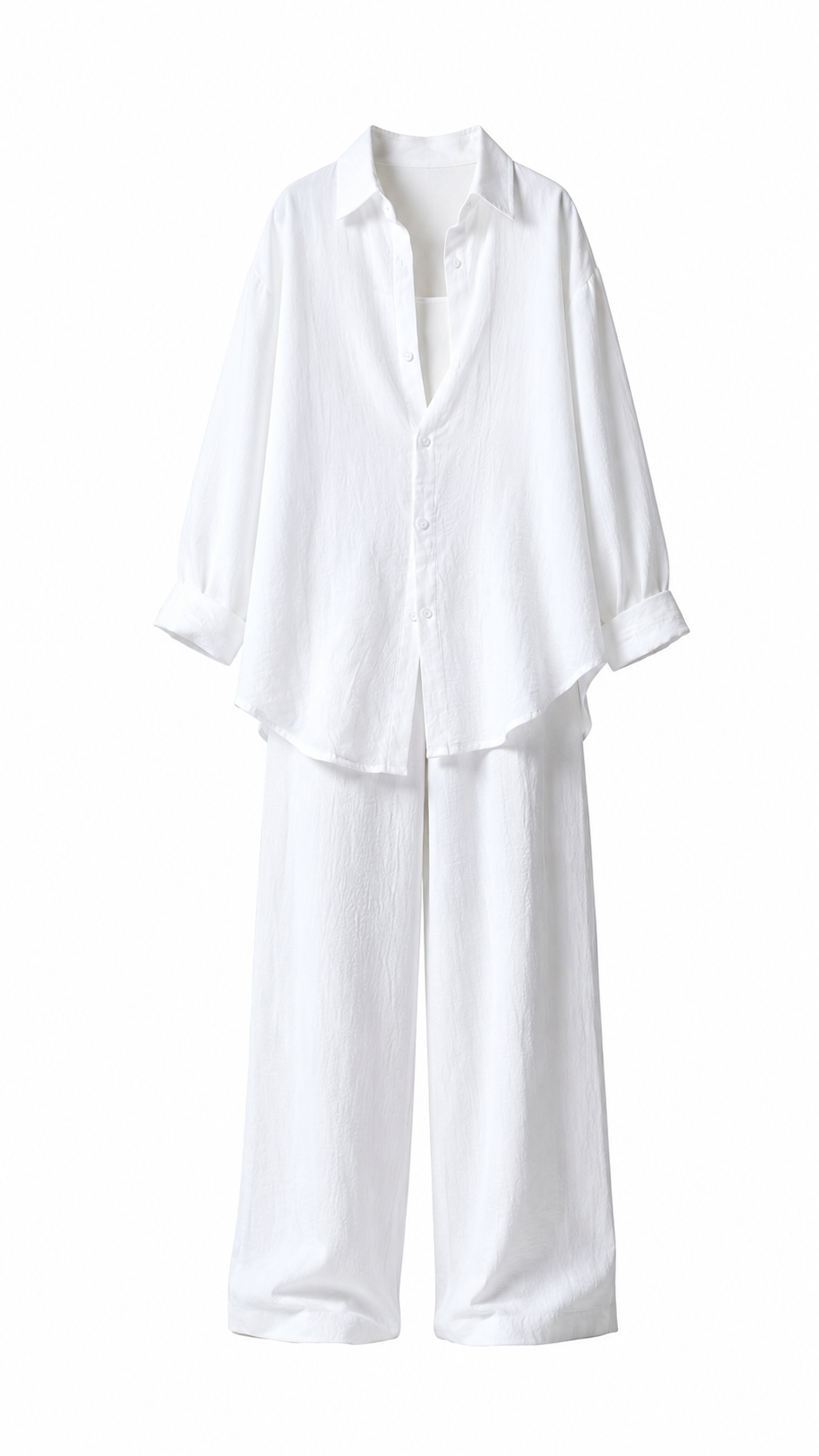 Tenue légère et élégante en blanc