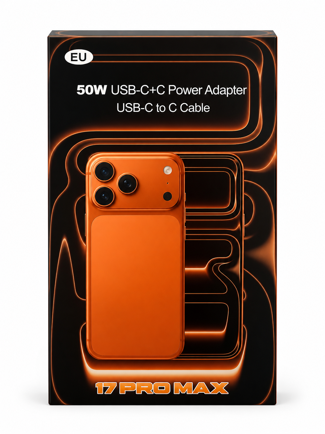 Adaptateur 50W USB-C+C avec câble