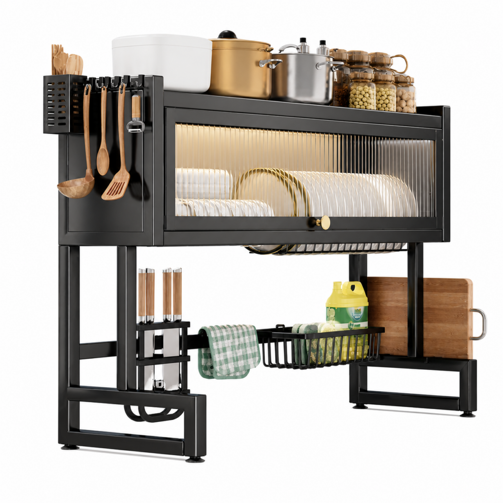 Rangement moderne pour vaisselle et ustensiles
