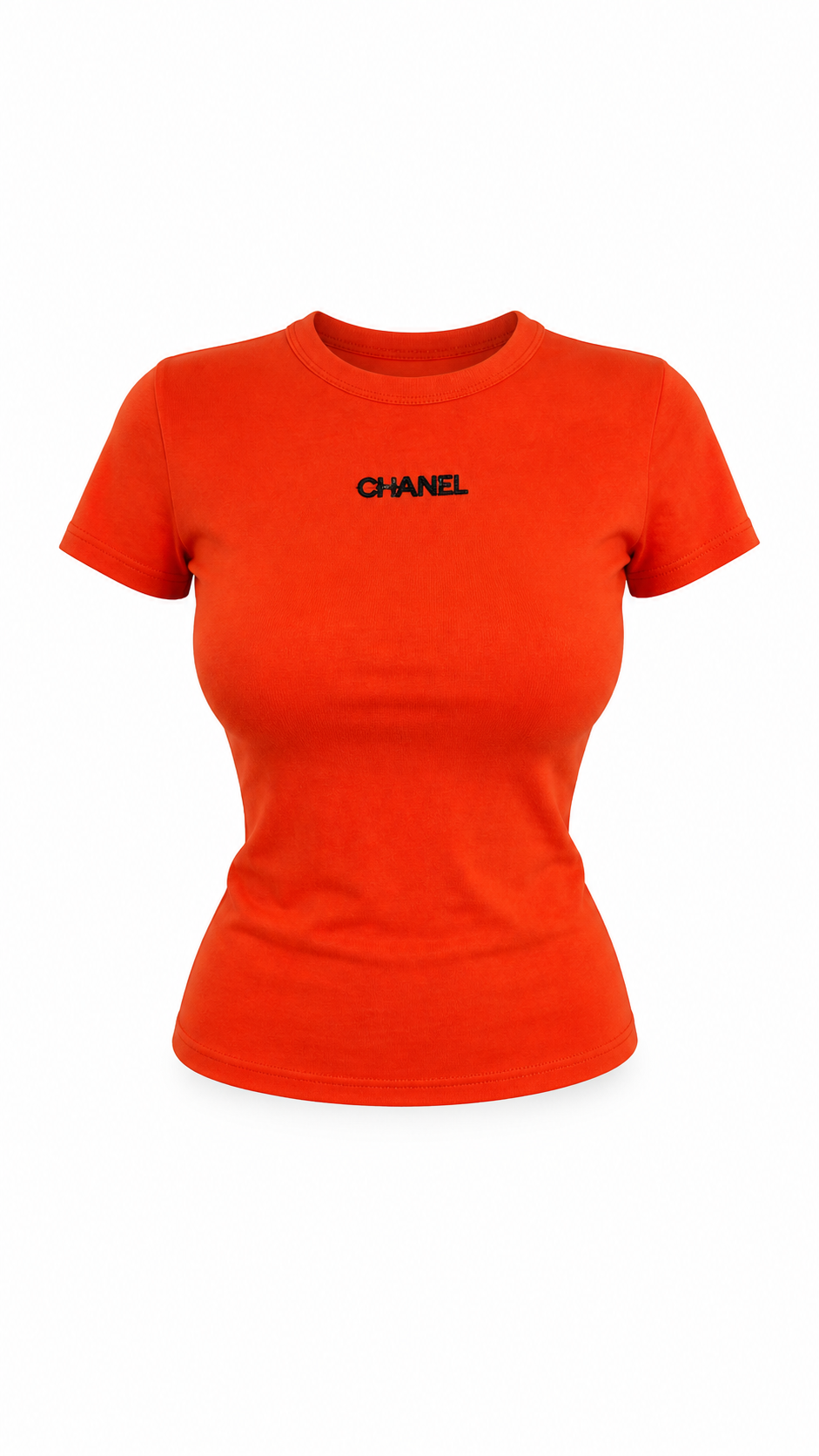 T-shirt orange Chanel