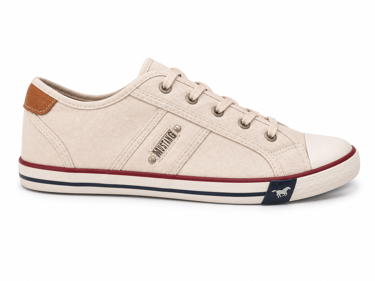 Baskets Mustang beige