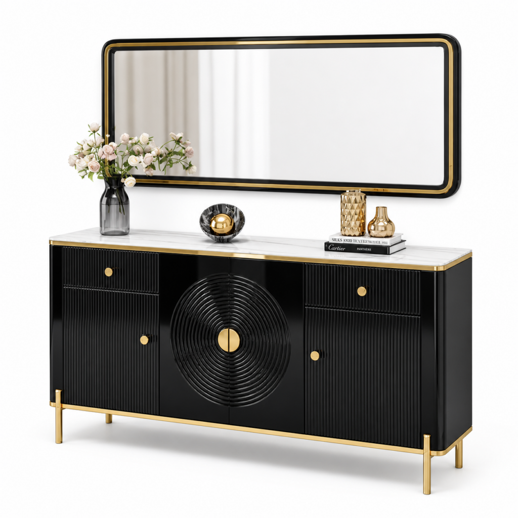 Meuble moderne à la finition luxe