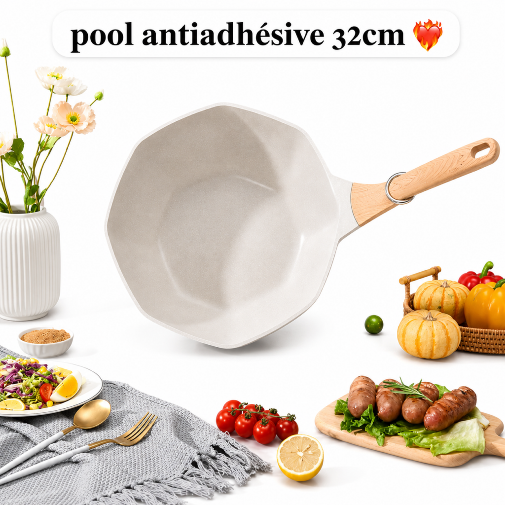 Poêle antiadhésive moderne et stylée