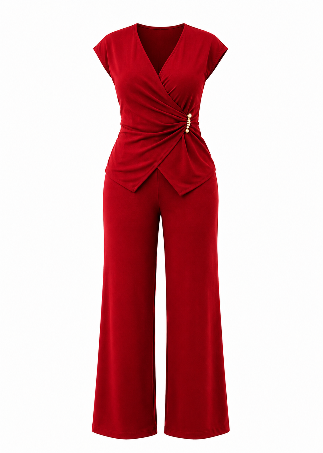Ensemble rouge élégant