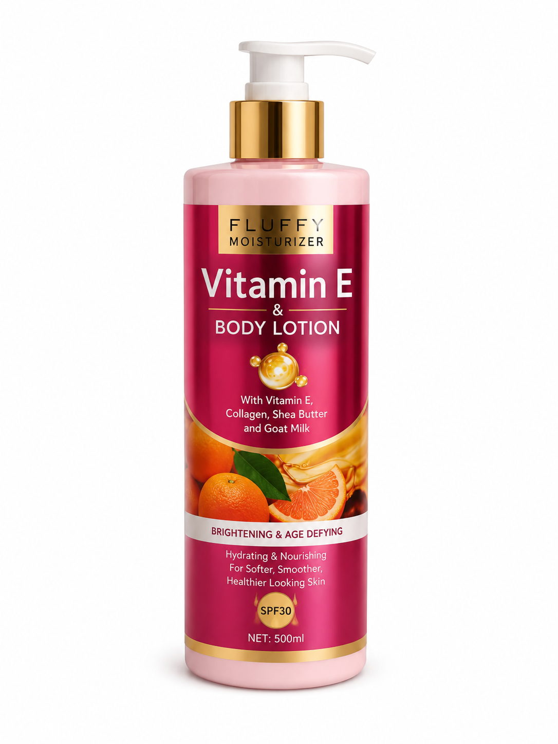 Fluffy moisturizer à la vitamine E