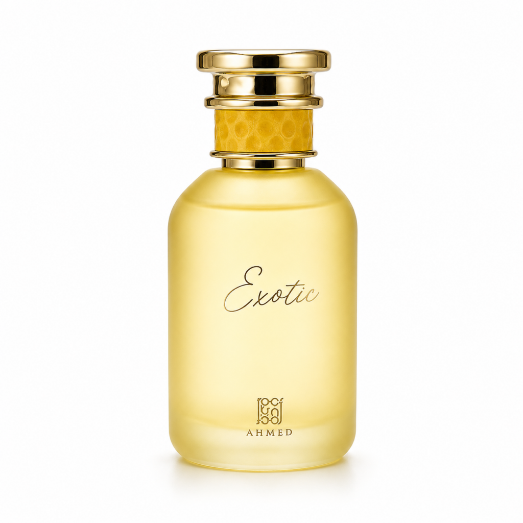 Flacon de parfum Exotic doré