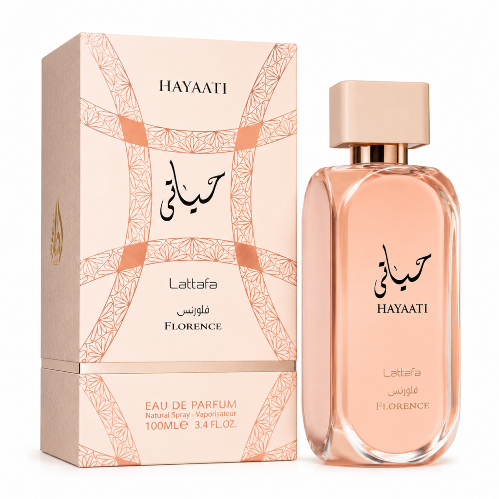 Flacon et boîte de parfum Hayaati