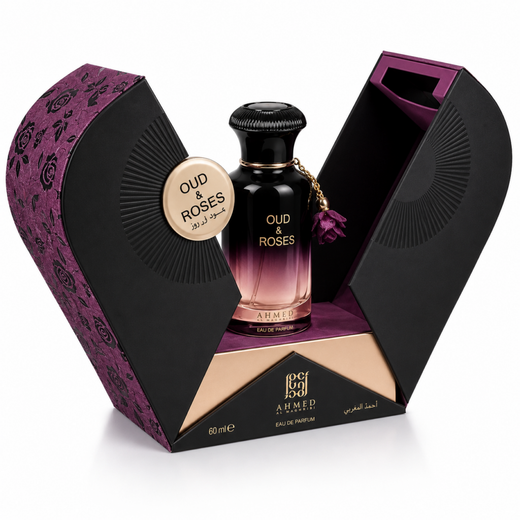 Coffret parfum "Oud & Roses" élégant