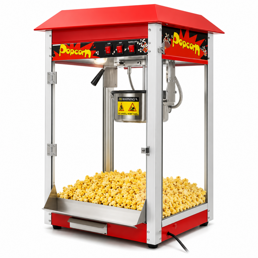 Machine à pop-corn rétro