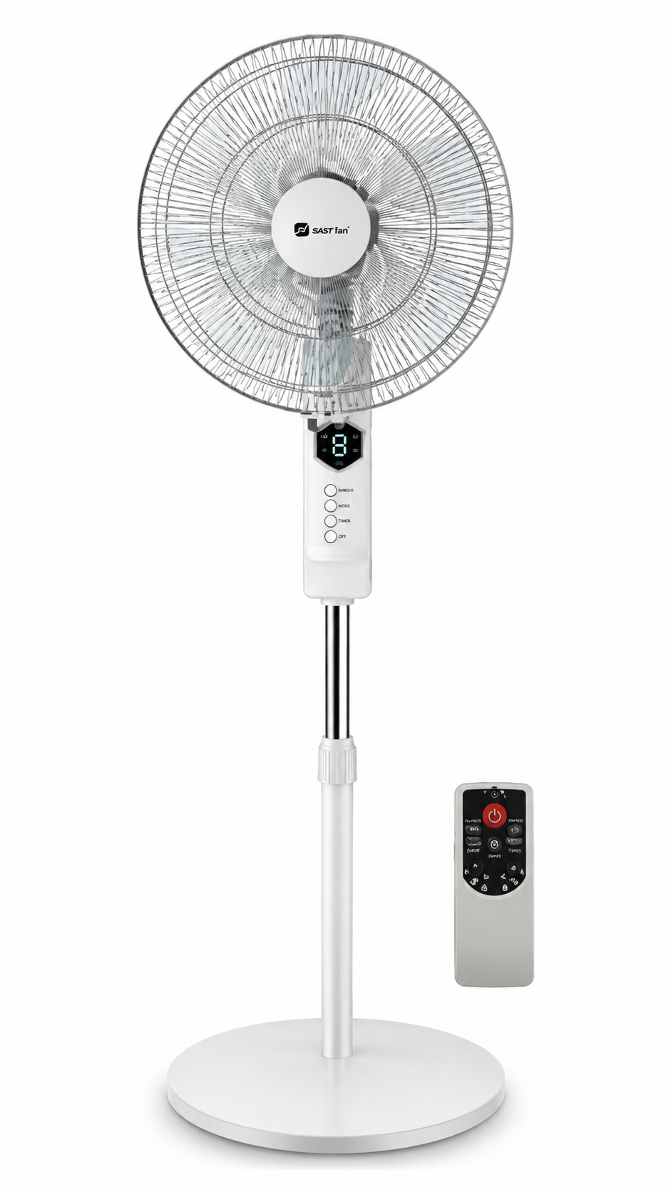 Ventilateur moderne avec télécommande