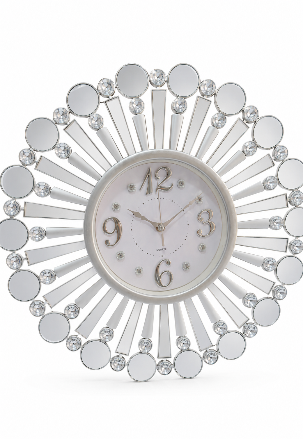 Horloge décorative en cristal