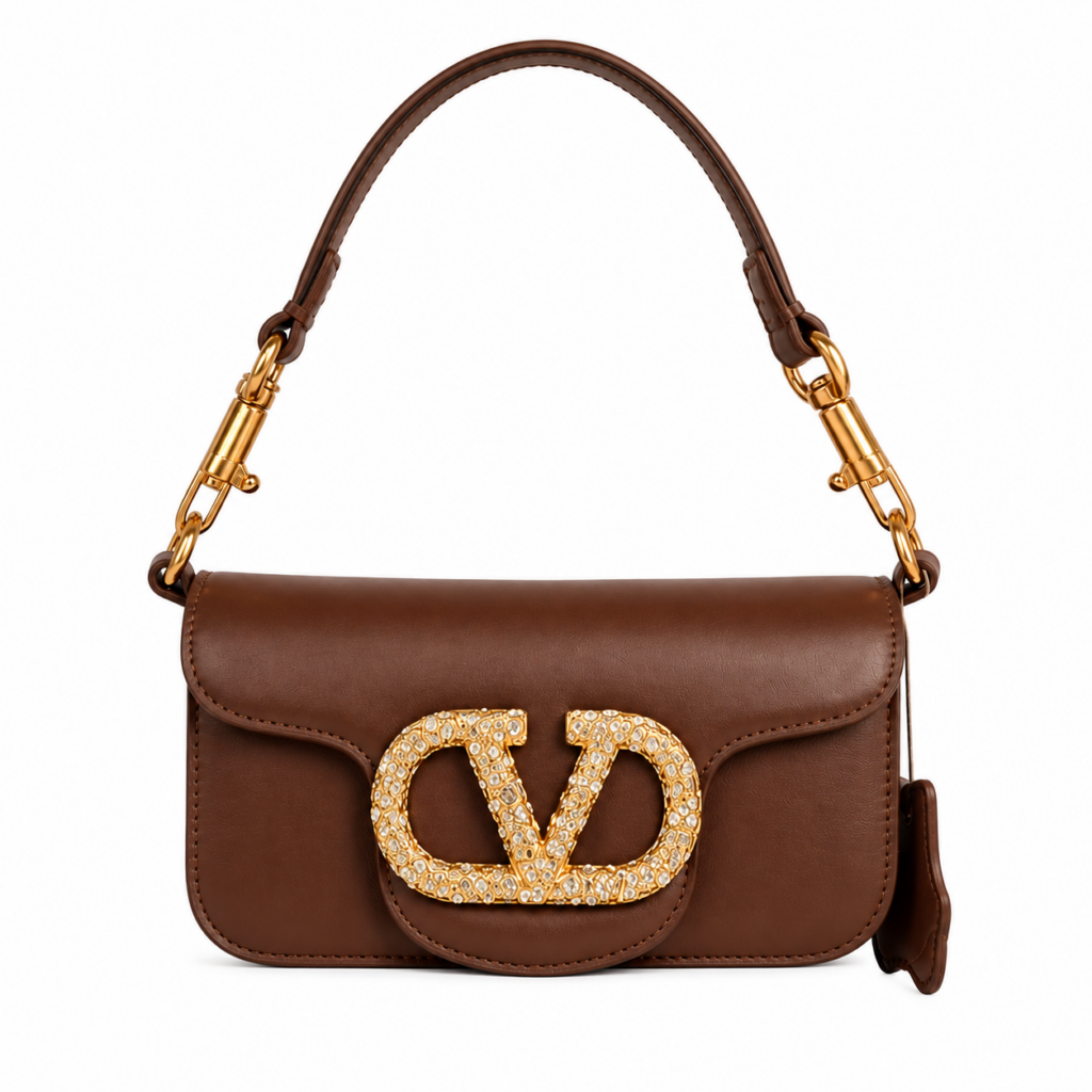 Sac en cuir brun élégant