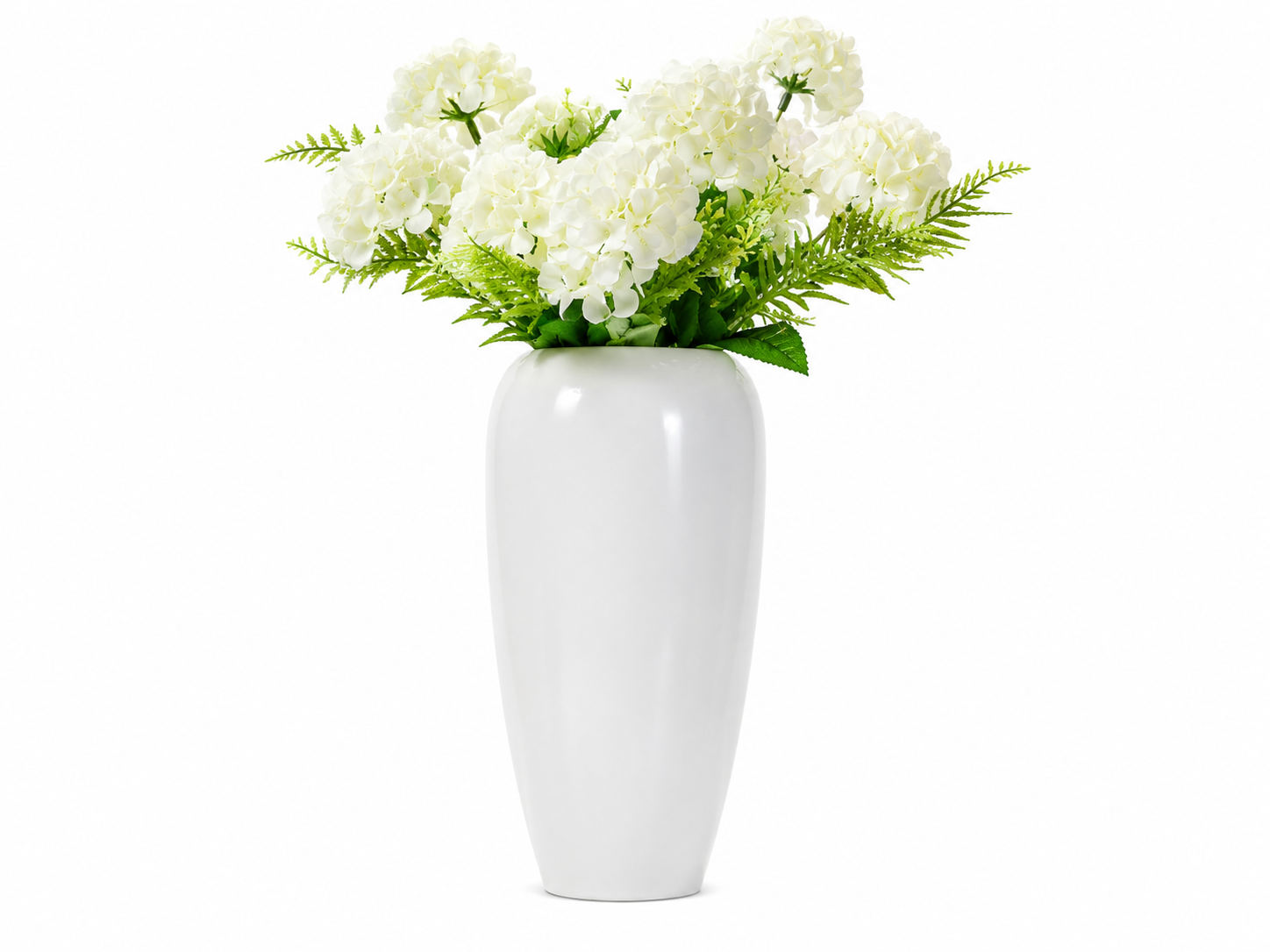 Vase moderne avec fleurs
