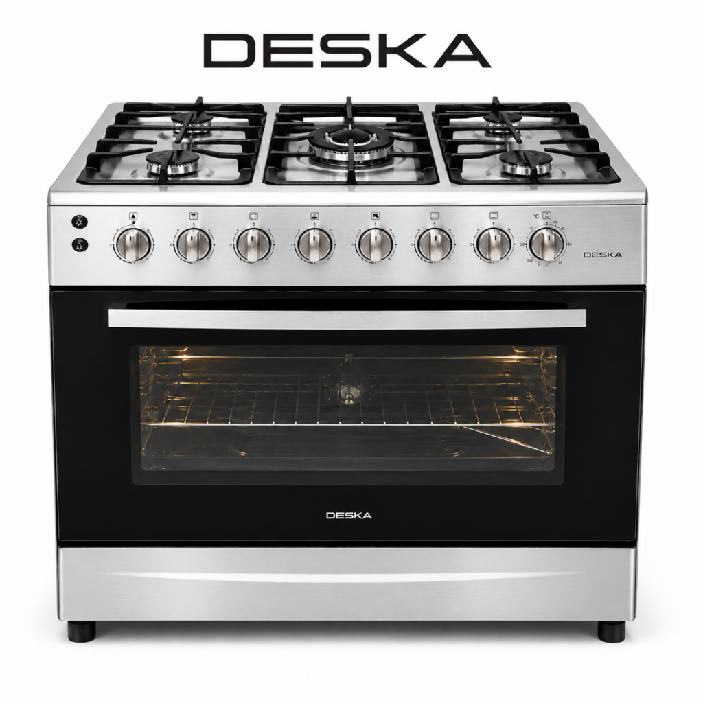 Cuisinière à Gaz DESKA 5 Feux - Performance et Élégance dans Votre Cuisine