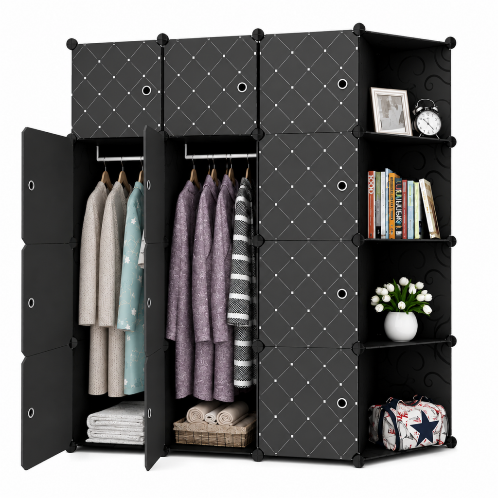 Armoire Dressing Modulaire Grande Capacité – Penderie Multifonction