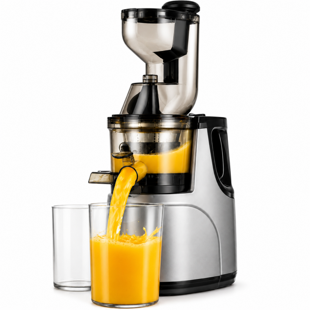 Extracteur de Jus Électrique à Pression Douce – Centrifugeuse Multifonction