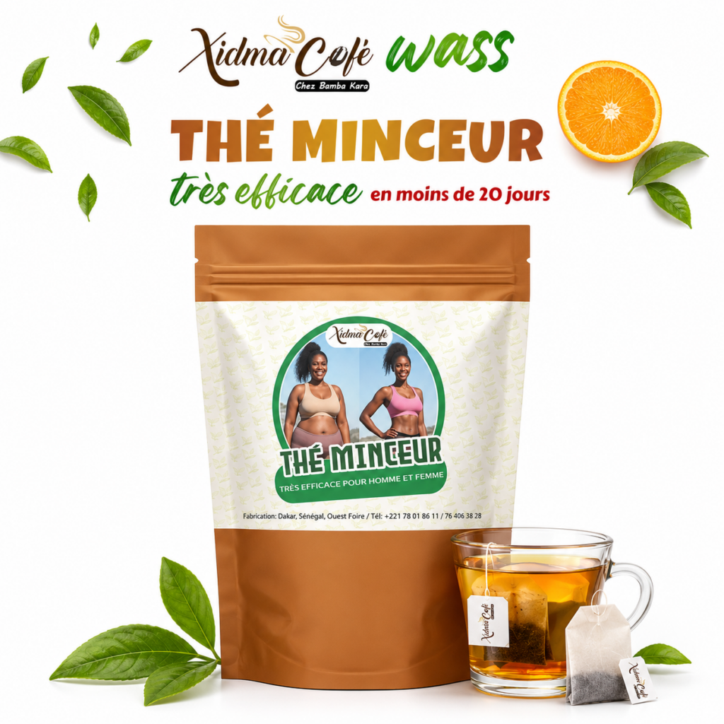 Thé Minceur Xidma Café – Infusion Naturelle Détox et Bien-Être